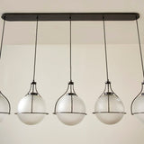 ORACLE PENTE CHANDELIER OAKWOOD