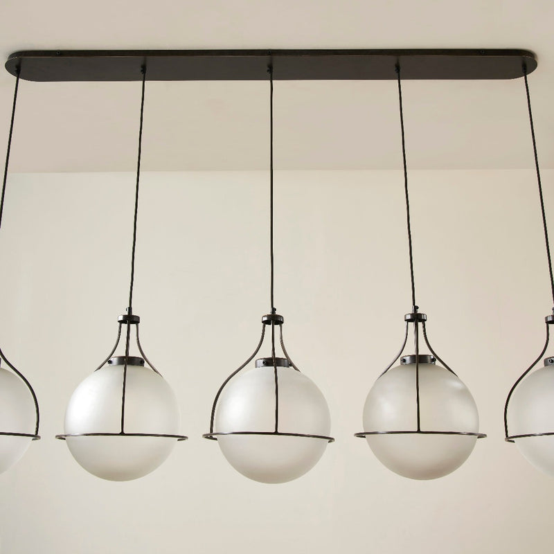 ORACLE PENTE CHANDELIER OAKWOOD