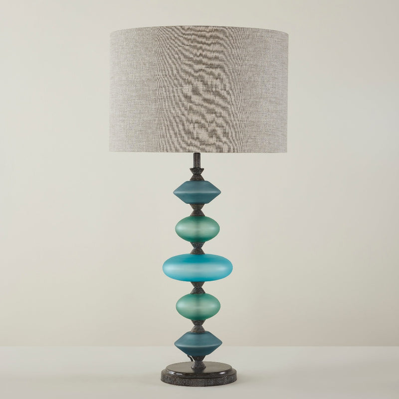 OLGA TABLE LAMP AZURE