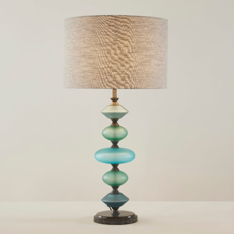 OLGA TABLE LAMP AZURE