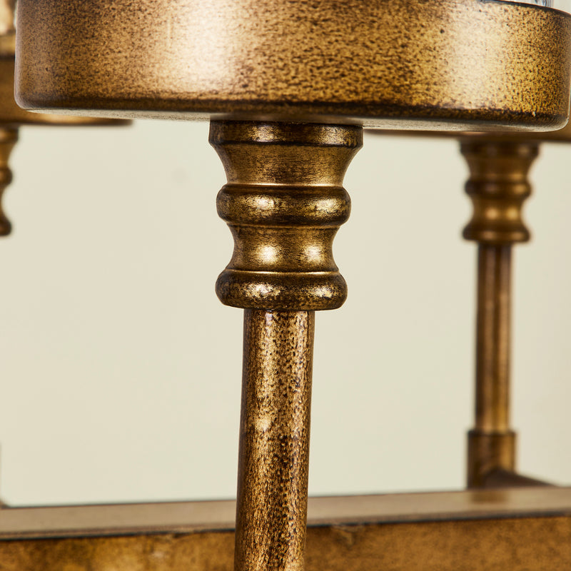 CERES 10 LIGHT CHANDELIER GOLD