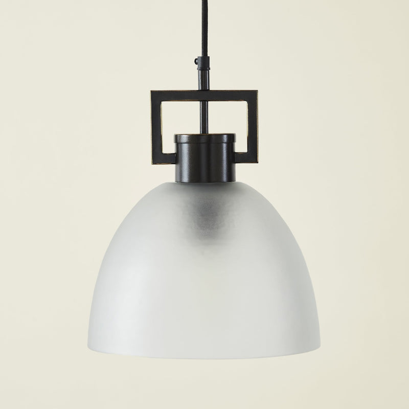 TROY LINK PENDANT FROSTED BRONZE