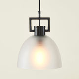 TROY LINK PENDANT FROSTED BRONZE