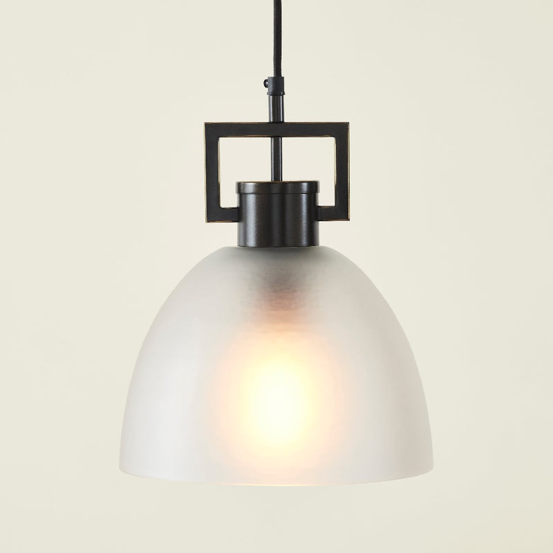 TROY LINK PENDANT FROSTED BRONZE