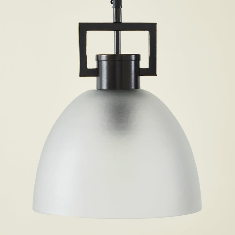 TROY LINK PENDANT FROSTED BRONZE