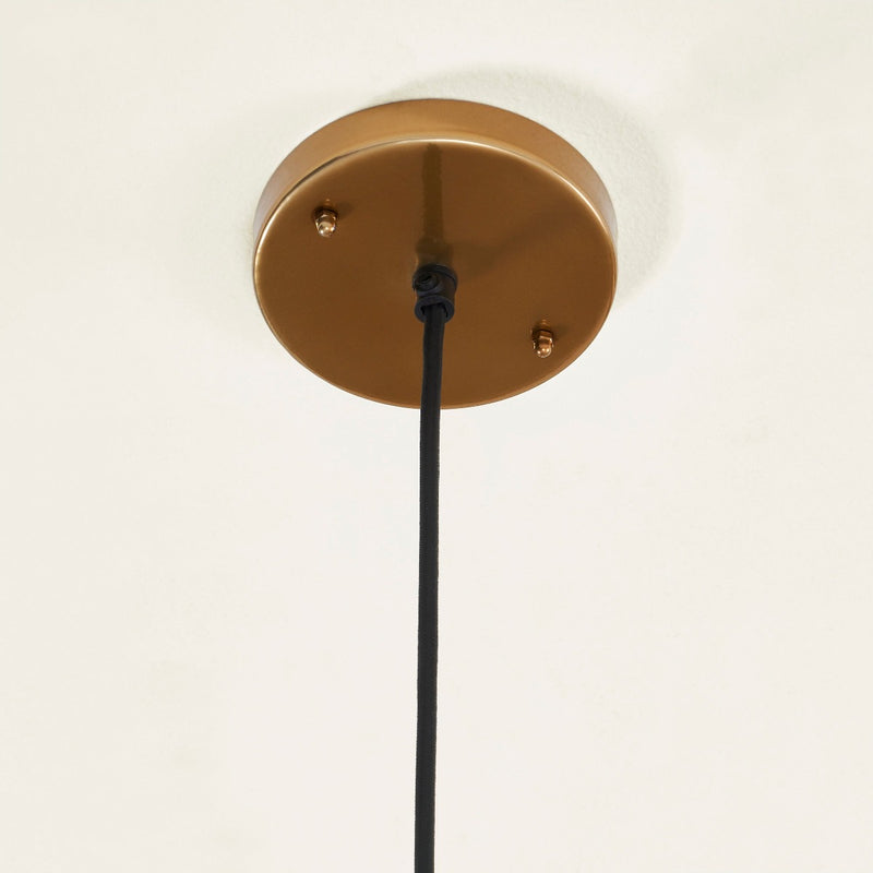 TROY LINK PENDANT FROSTED CHAMPAGNE