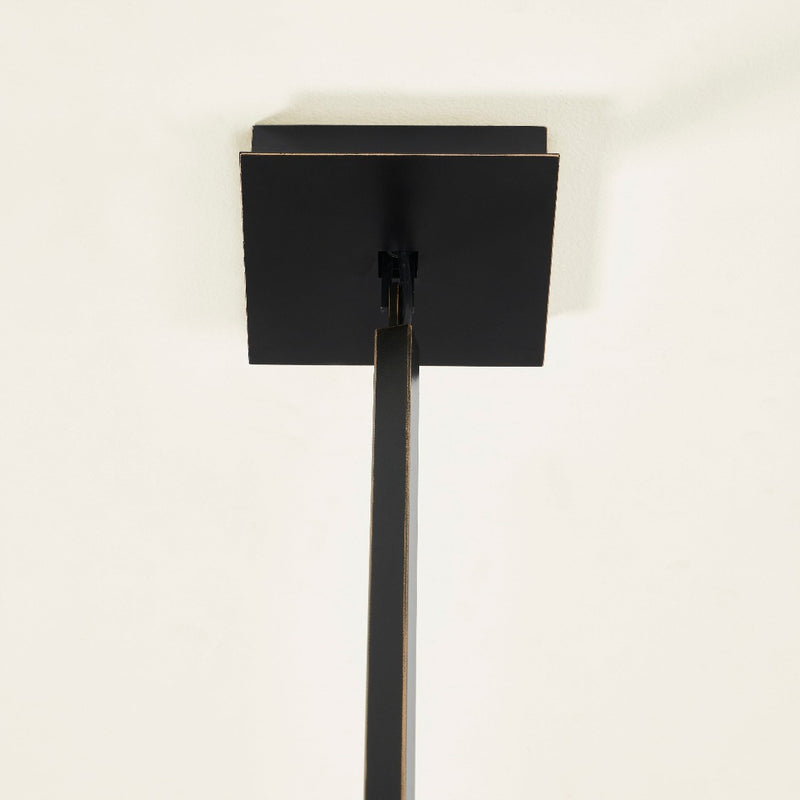 TROY 3 LIGHT CHANDELIER FROSTED BRONZE