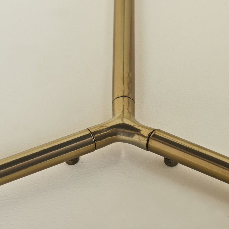 DAUMIER COFFEE TABLE SET OF 2 BRASS