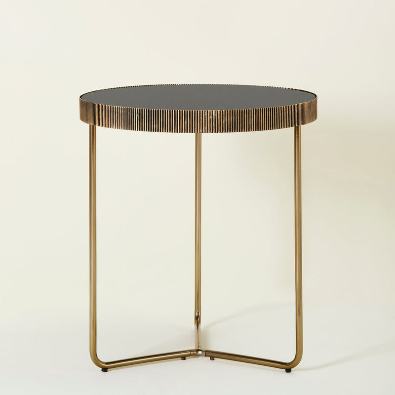 DAUMIER END TABLE- SET OF 2 GOLD
