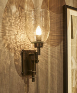 TROY LINK WALL LIGHT BRONZE