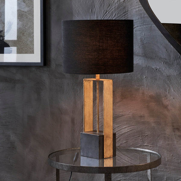 PERCH TABLE LAMP CHAMPAGNE