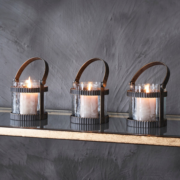 PLUTON LANTERNS- SET OF 3