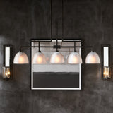 TROY 5 LIGHT CHANDELIER BRONZE
