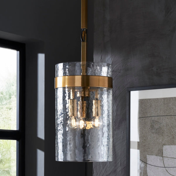 UKIYO 3 LIGHT PENDANT CHAMPAGNE