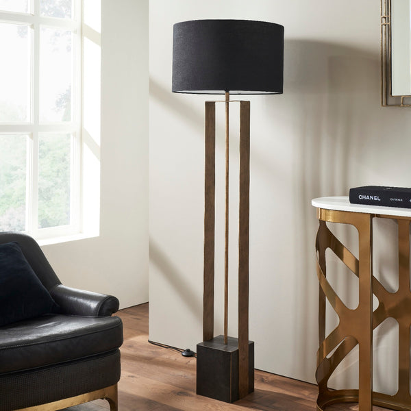PERCH FLOOR LAMP CHAMPAGNE