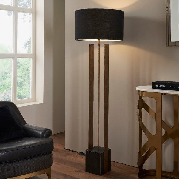 PERCH FLOOR LAMP CHAMPAGNE