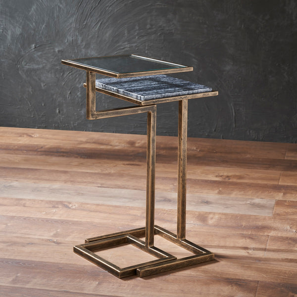 PLATEIA ACCENT TABLE GOLD