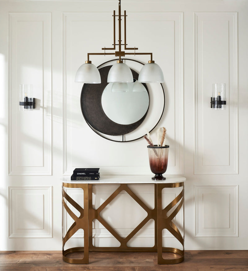 TROY LINK WALL LIGHT BRONZE
