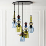 GALACTIC 5 LIGHT CHANDELIER