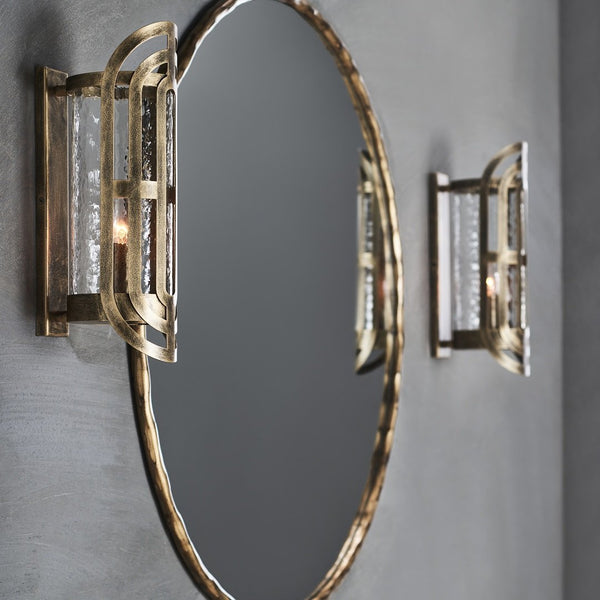 HELIOS WALL MIRROR CHAMPAGNE