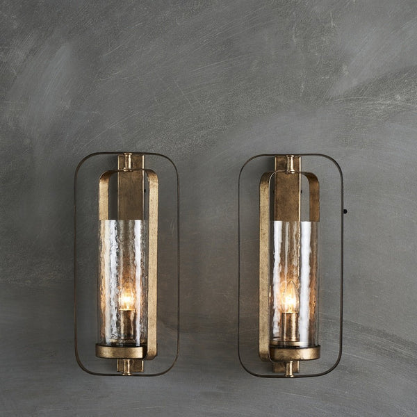 SATURN WALL LIGHT CHAMPAGNE