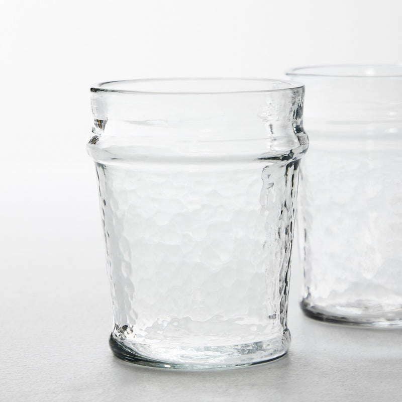 JUNO WATER TUMBLER SET OF 4 CLEAR