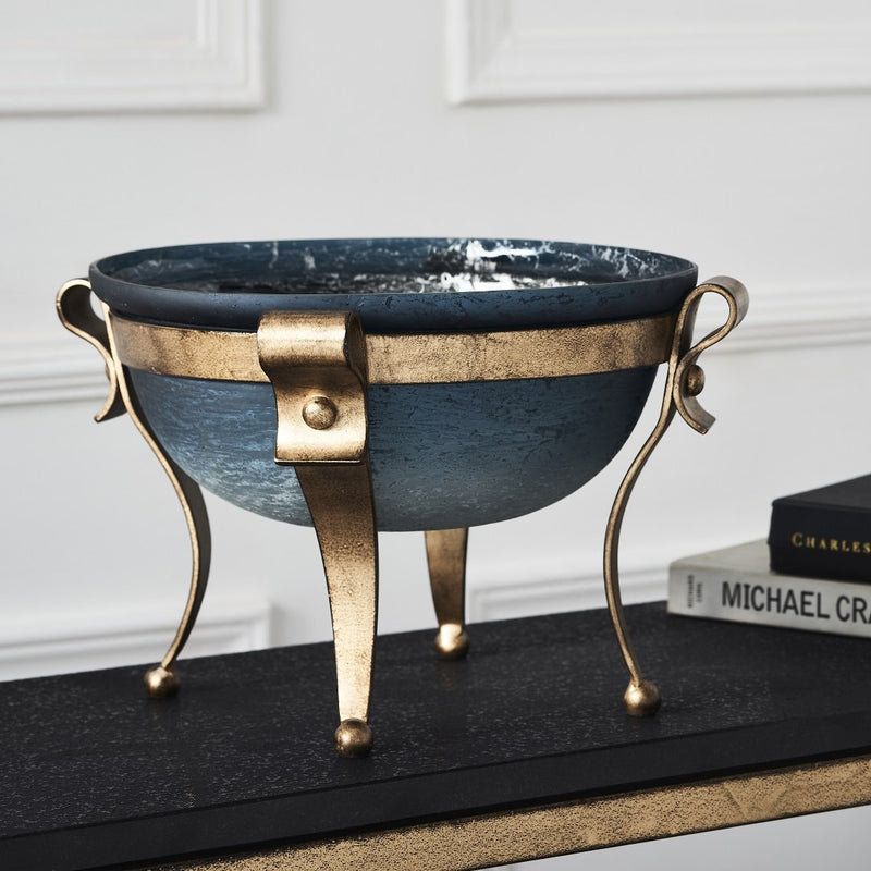 ULYSSES DECOR BOWL CHAMPAGNE