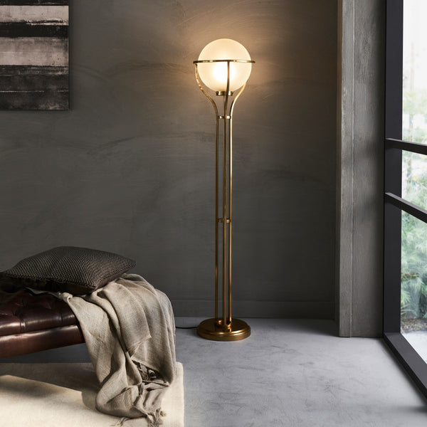 ORACLE FLOOR UPLIGHTER CHAMPAGNE
